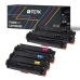 Multipack (4) Toners Meerdere kleuren Compatibel met HP Color laserJet, Laserjet - Vervangt 304A (CC531A) / 305A (CE411A) / 312A (CF381A) / CRG-718 (2660B002)